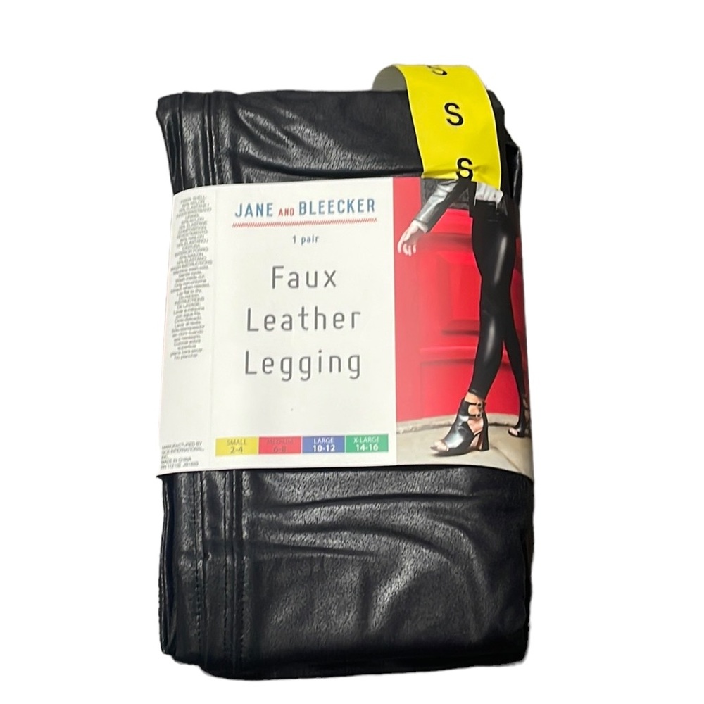 Jane and Bleecker Faux Leather Legging